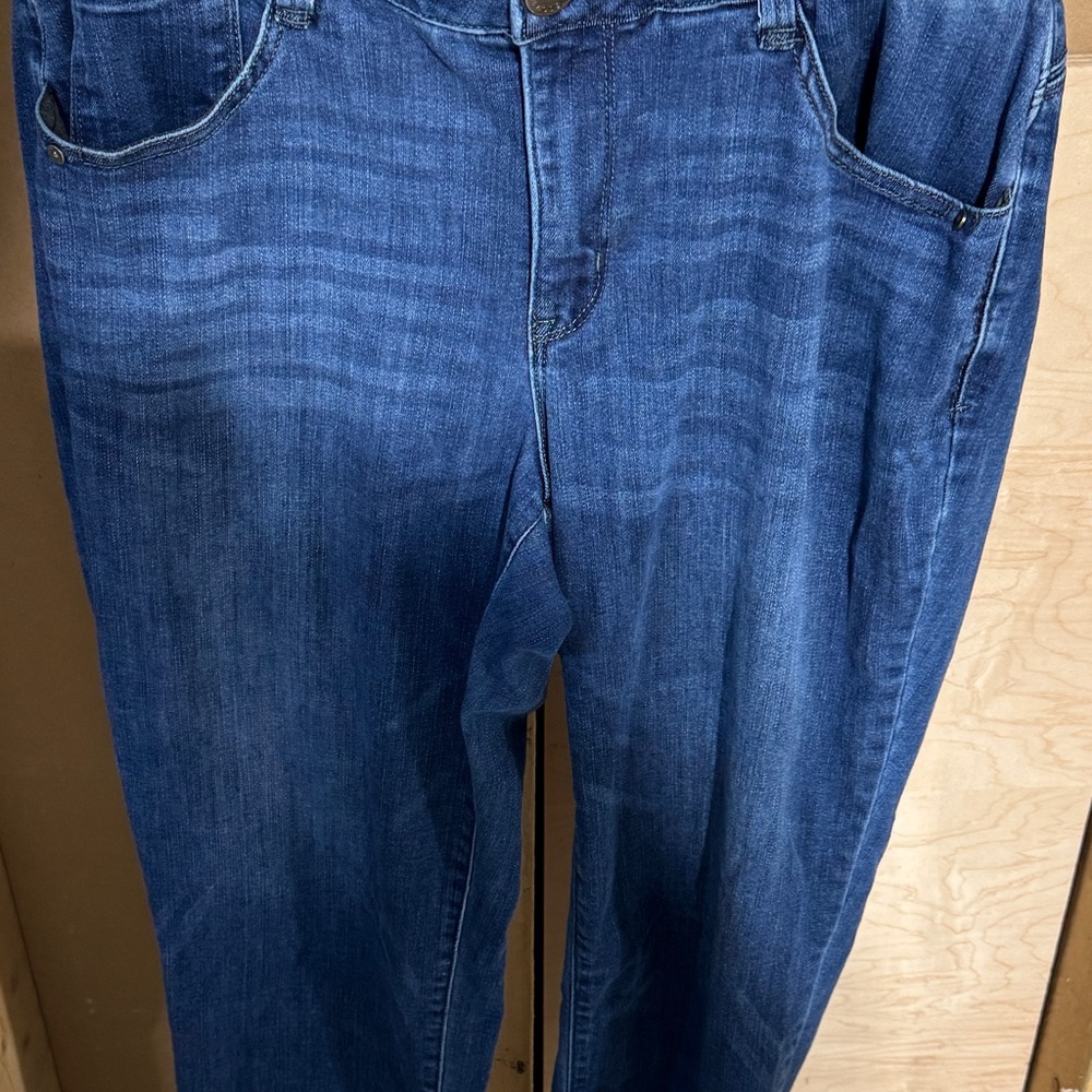 Wit & Wisdom Dark Indigo Pull-On Denim Pants